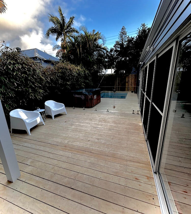 Accoya decking boards