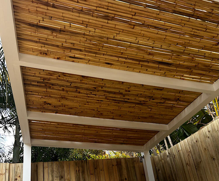 Bamboo pergola